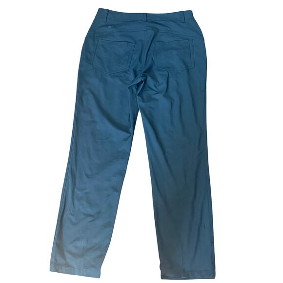 Lululemon Sz.8 City Sleek 5 Pocket 7/8 Pant 28” Obsidian Gray Black VGUC Stretch - Picture 6 of 11